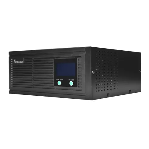 Extralink Piorun 600VA/480W | Инвертор мощности | чистая синусоида, напряжение батареи 12 В постоянного тока Materiał obudowyKopolimer akrylonitrylo-butadieno-styrenowy (ABS), Metal