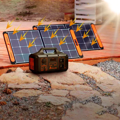 Extralink Power Ranger EPS-S500S sostituzione per Jackery, Bluetti, Ecoflow | Power Station | 510.6Wh, Li-Ion Ilość gniazd sieciowych2