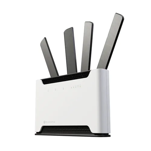 MikroTik Chateau 5G ax | LTE Yönlendirici | S53UG+M-5HaxD2HaxD-TC&RG502Q-EA, Wi-Fi 6, 4x RJ45 1000Mb/s, 1x RJ45 2.5Gb/s Adapter zewnętrznego zasilaniaTak