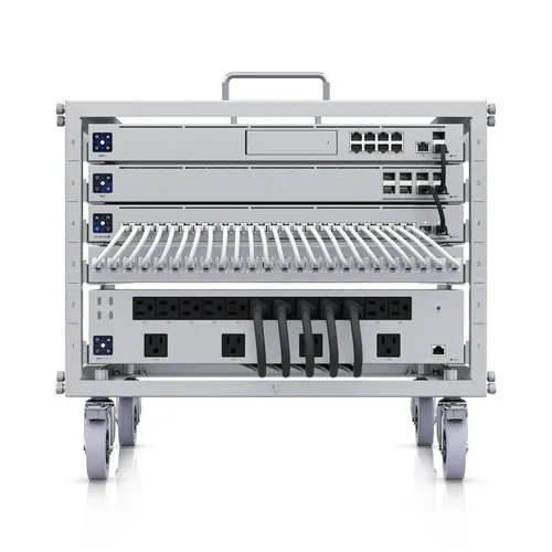 Ubiquiti U-Rack-6U-TL | Marco de rack móvil | 6U, con patch panel de 24 puertos Głębokość produktu460