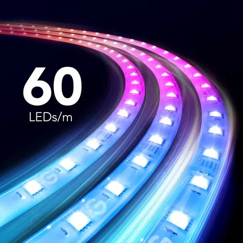 Govee H61E1 LED Strip Lights 5m | Striscia LED | RGBICW, Wi-Fi, Bluetooth Długość produktu5000