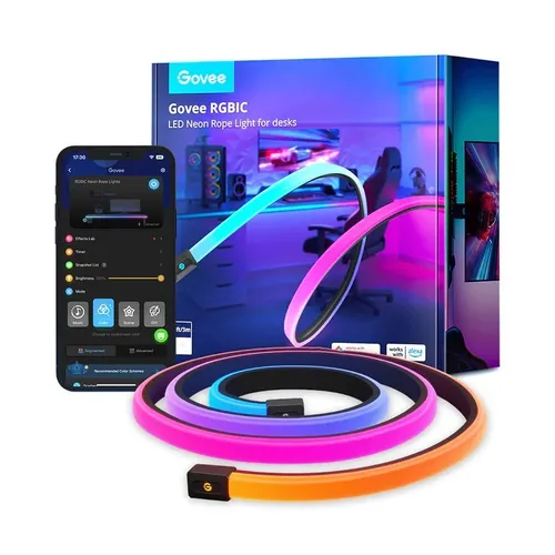 Govee H61C3 Neon Gaming Table Light | Taśma LED | oświetlenie biurka, RGBIC 0
