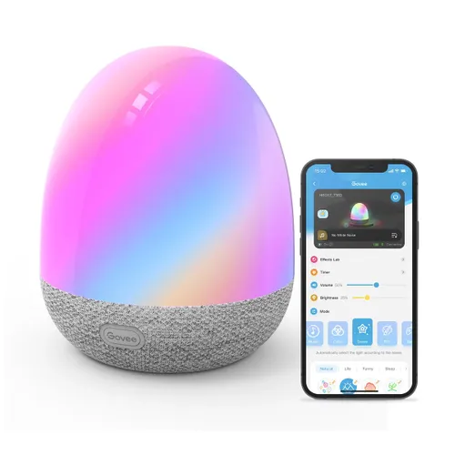 Govee H6057 Night Light | LED-Tischlampe | RGBICW, 100lm, 3000mAh, Wi-Fi, Bluetooth, Alexa, Google Assistant 0