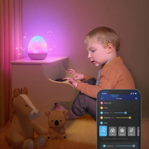 Govee H6057 Night Light | LED Lamp | RGBICW, 100lm, 3000mAh, Wi-Fi, Bluetooth, Alexa, Google Assistant 6
