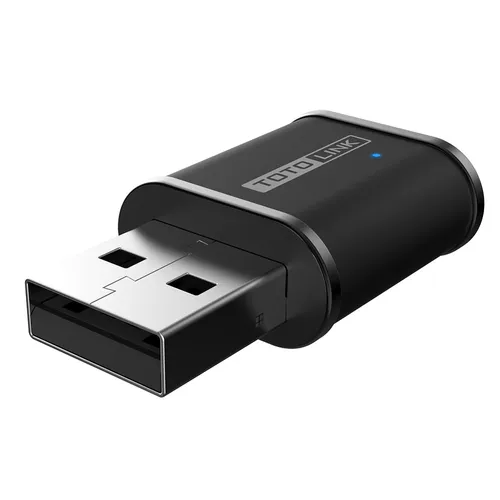 Totolink A650USM USB WiFi Adaptörü, AC650, Çift Bant, MU-MIMO Interfejs hostaUSB Typu-A