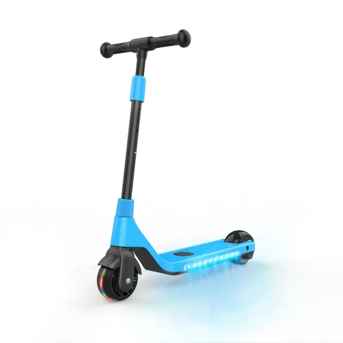 Denver SCK-5400 Mavi | Çocuklar için elektrikli scooter | kickscooter, 6 km'ye kadar menzil, 4-6 km/s AkumulatorekTak