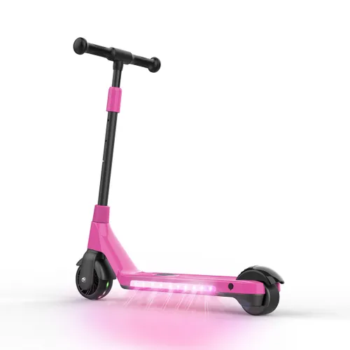 Denver SCK-5400 Rosa | Patinete eléctrico para ninos | Kickscooter, rango de hasta 6 km, 4-6 km/h Dystans na jednym ładowaniu baterii (maks.)6