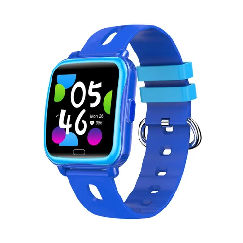 Denver SWK-110BUMK2 Mavi | Çocuklar için akıllı saat | nabız ve kan ölçümü, 1,4" ekran KolorNiebieski