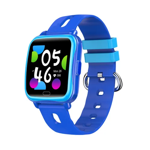 Denver SWK-110BU Mavi | Çocuklar için akıllı saat | nabız ve kan ölçümü, 1,4" ekran AlarmTak