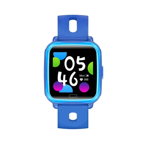 Denver SWK-110BU Синий | Детские умные часы | с измерением пульса и крови, дисплей 1,4 дюйма BluetoothTak