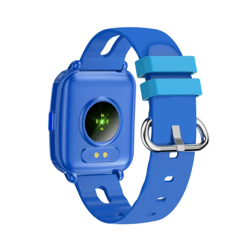 Denver SWK-110BU Blau | Kinder-Smartwatch | mit Puls- und Blutmessung, 1,4" Display Czujnik tlenu we krwiTak