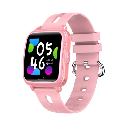 Denver SWK-110P Pink | Kids smartwatch | with pulse and blood measurement, 1.4" display AlarmTak