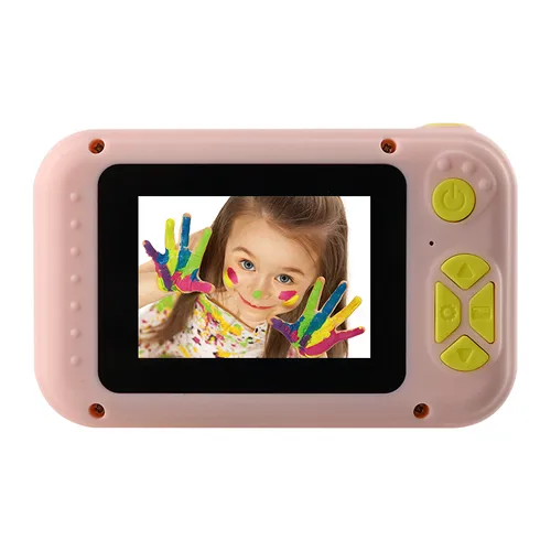 Denver KCA-1350 Růžový | Dětský digitální fotoaparát | Flip lens, 2" LCD displej, 400mAh baterie 2
