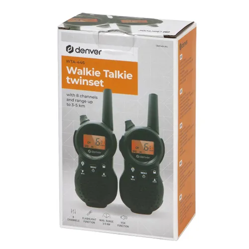 Denver WTA-446 | Set walkie-talkie | portata 3-5 km, torcia elettrica Ilość2