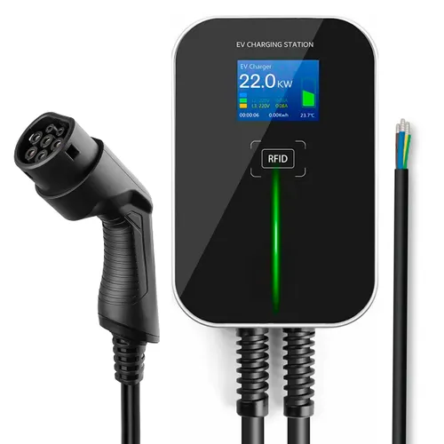 Extralink BS20-BC-22kW-RFID Type 2 32A 22kW | Electric car charger | 3 phase, LCD screen, 6,1m BluetoothNie