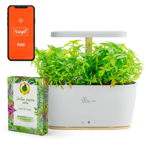 Extralink Smart Garden + Herbs Set | Smart Pot | WiFi, Bluetooth 0