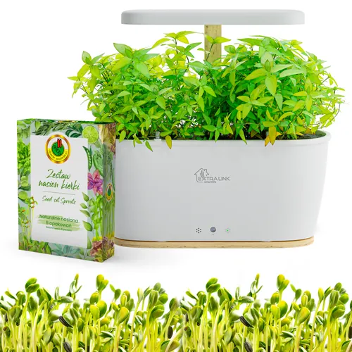 Extralink Smart Garden + Sprouts Set | Smart Pot | WiFi, Bluetooth 1