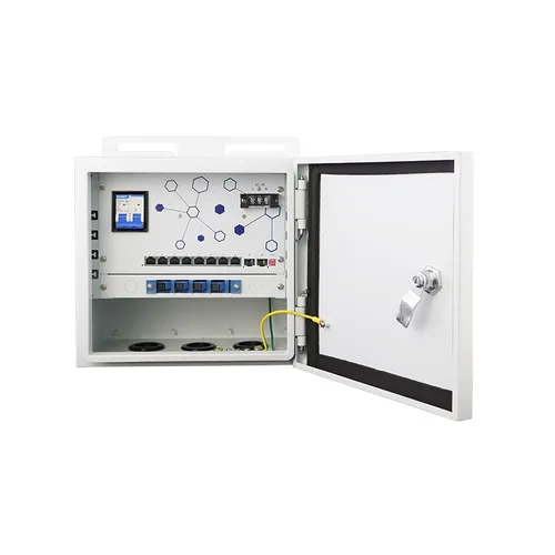Extralink Atlas | Outdoor-PoE-Switch | 8x RJ45 1000Mbps PoE, 2x SFP, 120W, aktive Kühlung Diody LEDDziałanie, Link, PoE