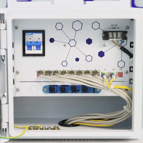 Extralink Atlas | Dış Mekan PoE anahtarı | 8x RJ45 1000Mbps PoE, 2x SFP, 120W, aktif soğutma Dopuszczalna wilgotność względna0 - 95