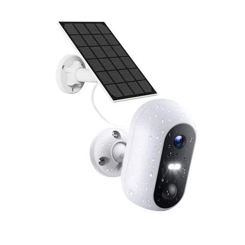 Extralink Smart Life SolarEye | Venkovní kamera se solárním panelem | bezdrátová, Full HD 1080p, Wi-Fi, 5200mAh baterie, IP54 Liczba kamer1