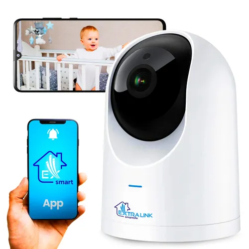 Extralink Smart Life HomeEye | IP-Kamera | PTZ, Wi-Fi, 2.5K, 4MP, Kindermädchen Auto-trackingTak