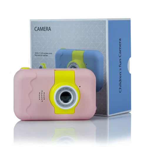 Extralink Kids Camera H135 Pink | Digital camera | selfie lens, 1080P, 2.0" display Cyfrowe zbliżenie4