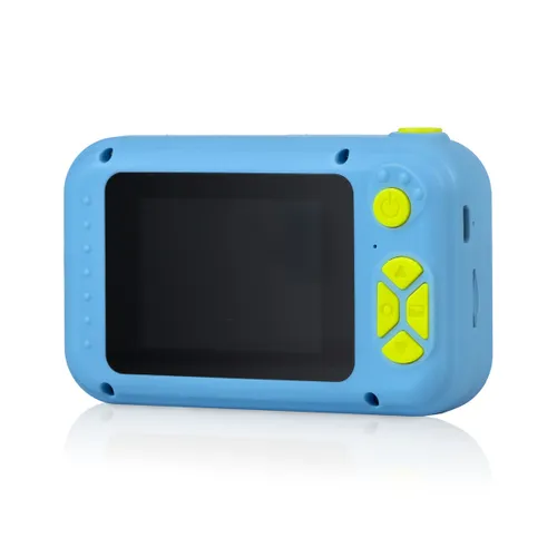Aparat cyfrowy dla dzieci Extralink H135 Niebieski | obiektyw do selfie, 1080P, wyświetlacz 2.0" Diody LEDZasilanie