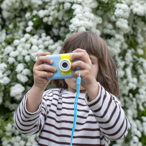 Extralink Kids Camera H135 Azul | Cámara digital | selfie, 1080P, pantalla 2.0 Ilość portów USB1