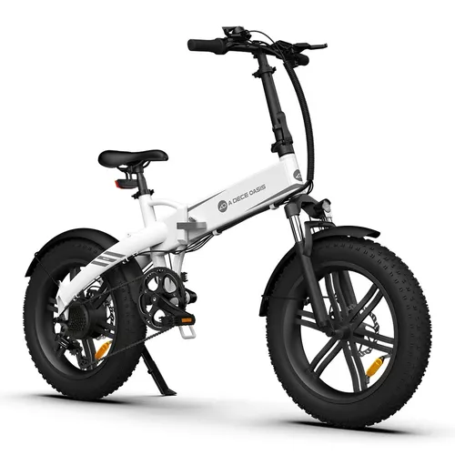 Ado E-bike Beast 20F Blanco | Bicicleta eléctrica | 250W, 25km/h, 36V 14.5Ah, alcance hasta 120km KolorBiały