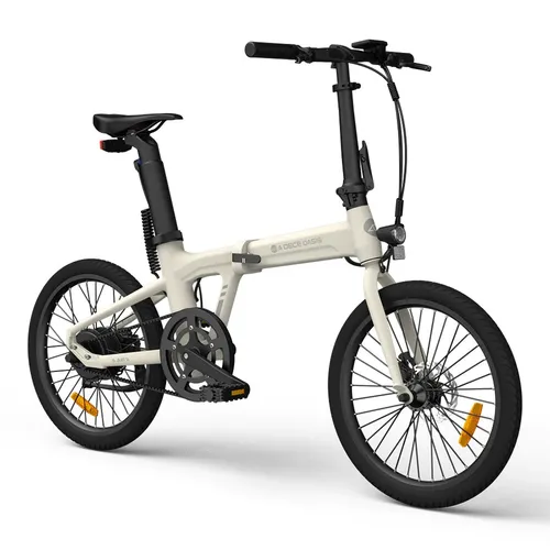 Ado E-bike Air 20 Blanco | Bicicleta eléctrica | 250W, 25km/h, 36V 9.6Ah, alcance hasta 100km KolorBiały