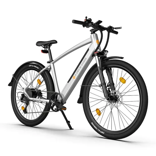 Ado E-bike DECE 300C Srebrny | Rower elektryczny | 250W, 25km/h, 36V 10.4Ah, zasięg do 90km KolorSrebrny
