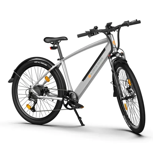 Ado E-bike DECE 300C Srebrny | Rower elektryczny | 250W, 25km/h, 36V 10.4Ah, zasięg do 90km 3