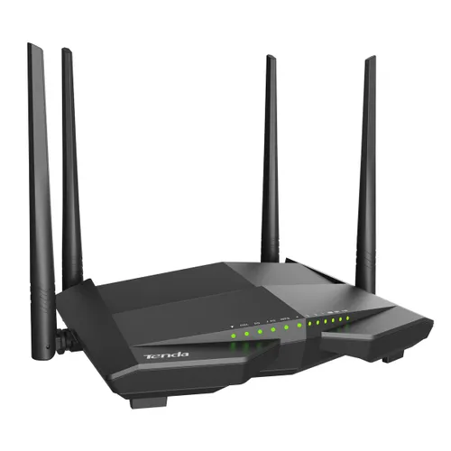 Tenda V12 | Router Wi-Fi | VDSL, AC1200 Dual Band, 4x RJ45 1000Mb/s, 1x RJ11, 1x USB 2.0 4GNie