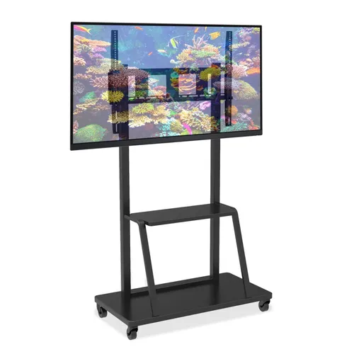 Techly | Mobil TV Sehpası | TV, LED, LCD, PDP, 55-100 inç, 150kg, raflı Głębokość produktu545