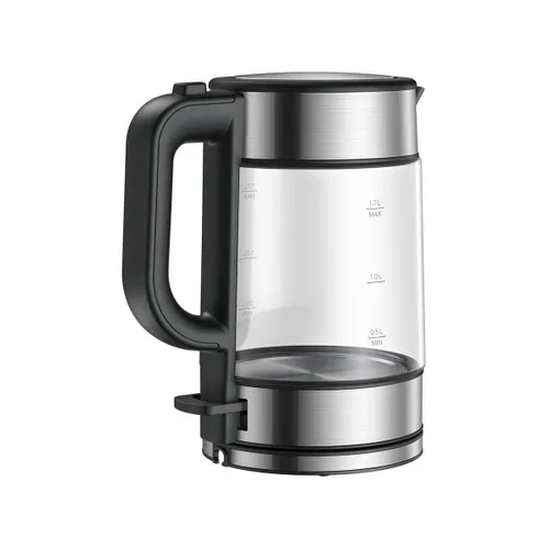 Xiaomi Electric Glass Kettle EU | Czajnik elektryczny | Szklany, podświetlany, 1.7L, 2200W BezprzewodowyNie