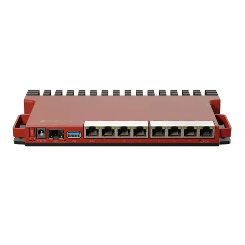 MikroTik L009 Rack | Router | L009UiGS-RM, 8x RJ45 1000Mb/s, 1x 2.5Gb/s SFP Gniazdko wyjścia DCTak