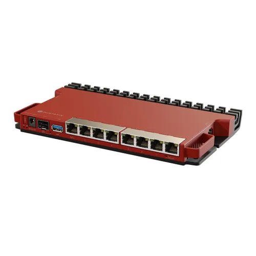 MikroTik L009 Rack | Roteador | L009UiGS-RM, 8x RJ45 1000Mb/s, 1x 2.5Gb/s SFP Diody LEDTak