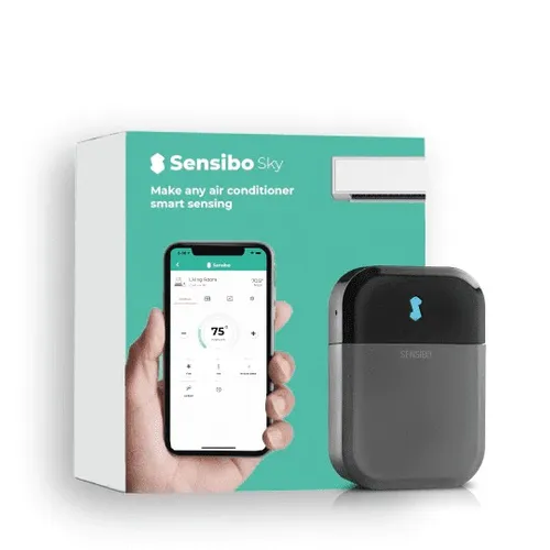 Sensibo Sky Gri | Klima kontrolörü | Google Home, Amazon Alexa, Apple Siri, SmartThings, IFTTT, API KolorSzary