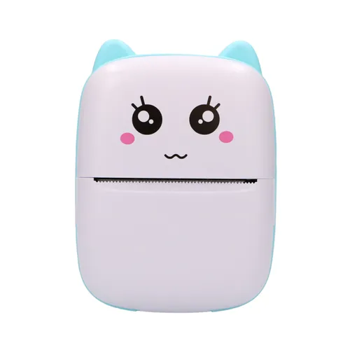 Extralink EPP-002 Niebieska | Mini drukarka termiczna | Bluetooth, USB-C, 1200 mAh, 210 dpi BluetoothTak