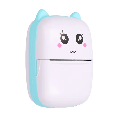 Extralink EPP-002 Niebieska | Mini drukarka termiczna | Bluetooth, USB-C, 1200 mAh, 210 dpi KolorNiebieski