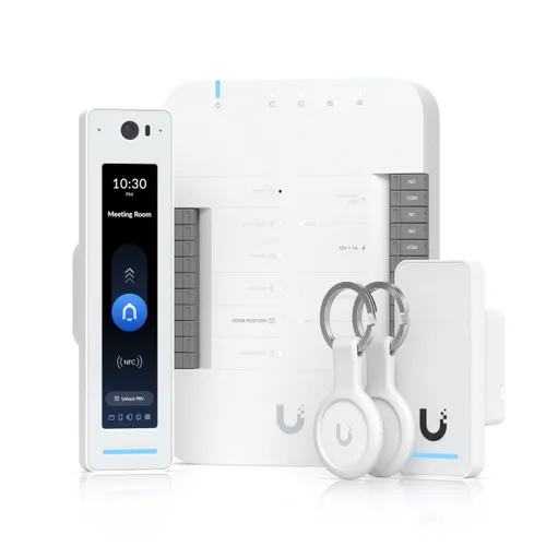 Ubiquiti UA-G2-SK-Pro | Zestaw startowy UniFi Access | Czytnik dostępu G2 + G2-Pro + Hub + Brelok (2 sztuki) Ilość portów Ethernet LAN (RJ-45)7