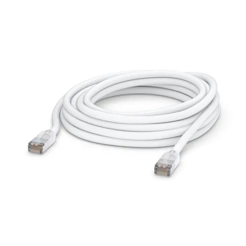Ubiquiti UACC-Cable-Patch-Outdoor-8m-WH | Patchcord LAN | Zewnętrzny, Cat.5e STP, 8m, biały 0