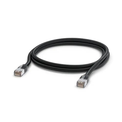 Ubiquiti UACC-Cable-Patch-Outdoor-2m-BK | Патч-корд LAN | наружный, Cat.5e STP, 2 м, черный 0
