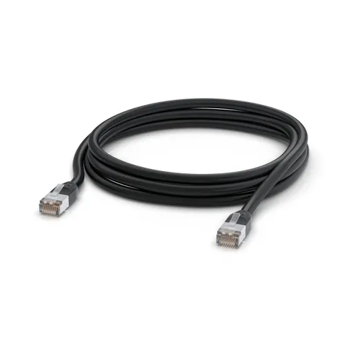 Ubiquiti UACC-Cable-Patch-Outdoor-3m-BK | Патч-корд LAN | наружный, Cat.5e STP, 3 м, черный 0