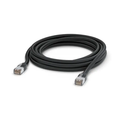Ubiquiti UACC-Cable-Patch-Outdoor-5m-BK | Патч-корд LAN | наружный, Cat.5e STP, 5 м, черный 0