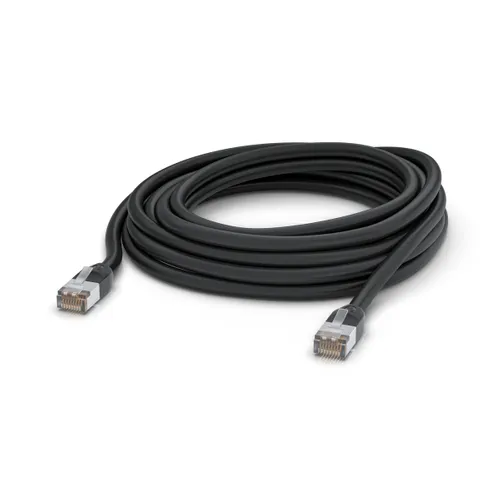 Ubiquiti UACC-Cable-Patch-Outdoor-8m-BK | Патч-корд LAN | наружный, Cat.5e STP, 8 м, черный 0