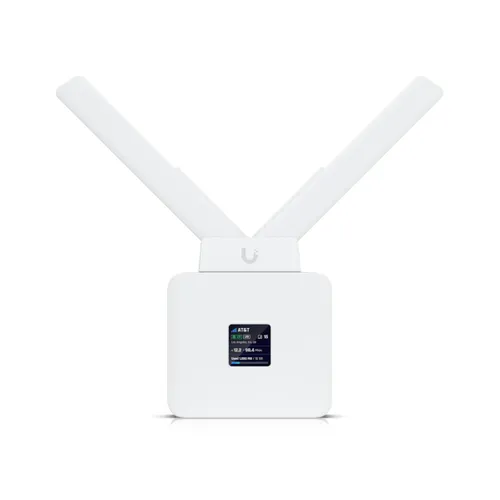 Ubiquiti UMR-EU | LTE-Mobilfunk-Router | LTE Cat4, 2x RJ45 1Gb/s, WiFi4, GPS, nanoSIM Kolor produktuBiały