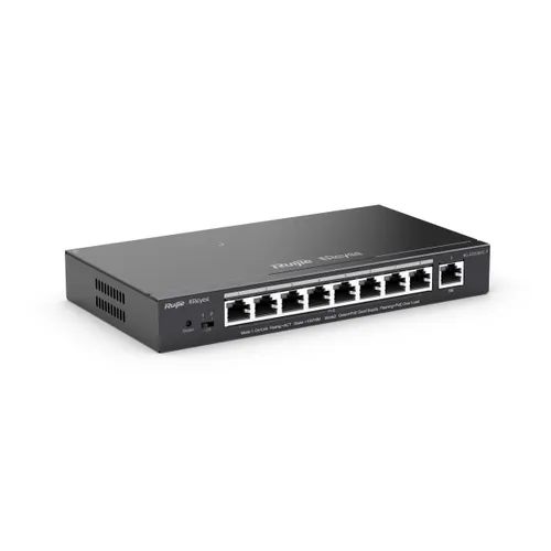 Ruijie Reyee RG-ES209GC-P | Switch | 9x RJ45 1000Mb/s, 8x PoE+, 120W, cloud management 1