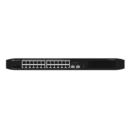 RUIJIE RG-ES226GC-P 24 PORTS GIGABIT SMART CLOUD MANANGED POE SWITCH, 24X POE+, 2X SFP, 370W 1