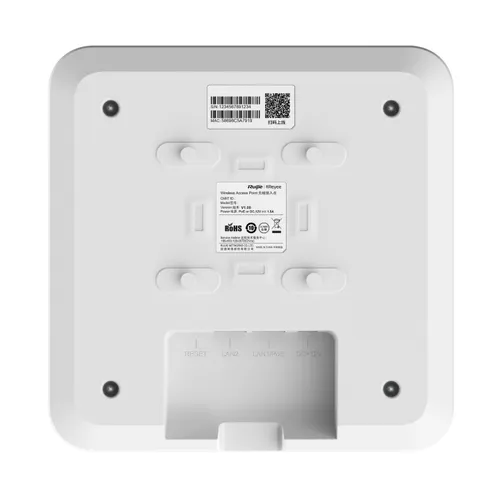 Ruijie Reyee RG-RAP2260(G) | Access point | Wi-Fi 6 AX1800, 2x RJ45 1000Mb/s, 100 clients, ceiling mounted Diody LEDZasilanie